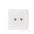 2Gang RJ11 TEL Outlets factory price wall socket